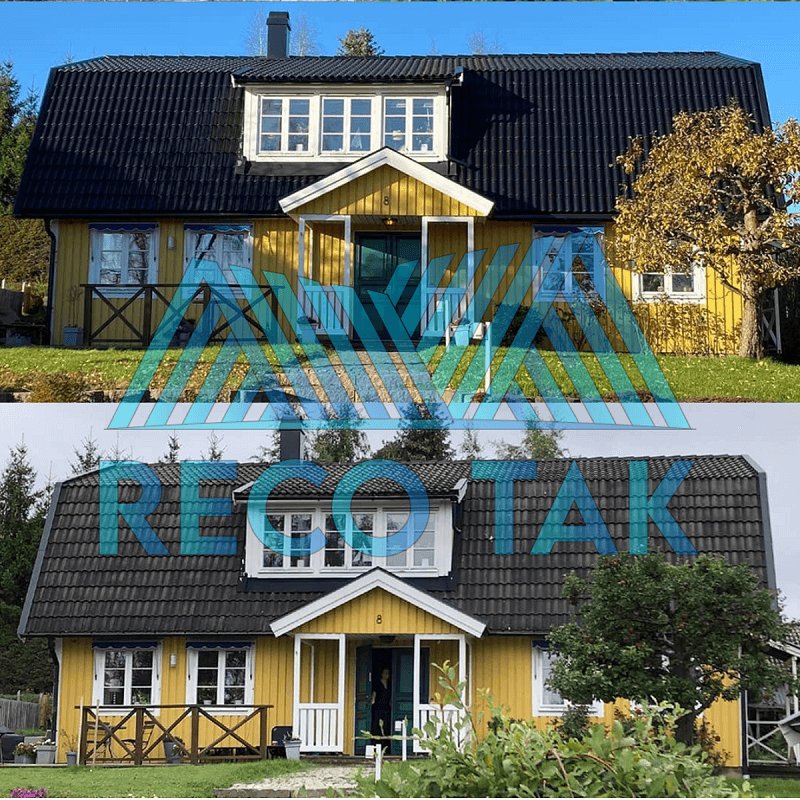 Takbyte under arbete